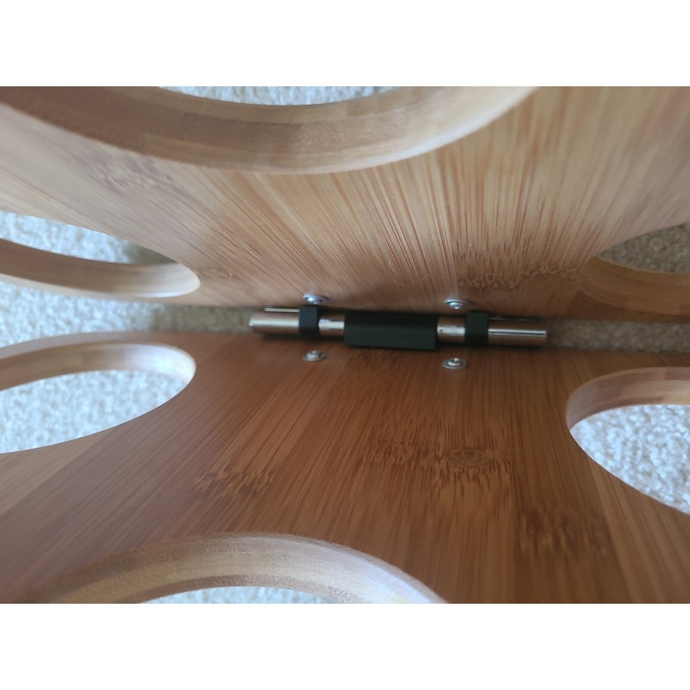 Metrokane Rabbit Wooden Portable‎ Foldable Wine Rack - Picture 5 of 7